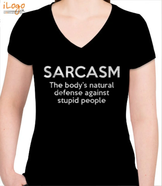 Black Led  SARCASM T-Shirt