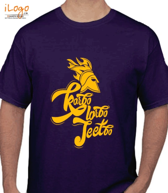 Purple funny kkr-t-shirts T-Shirt