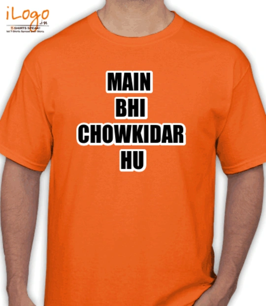 T shirts chowkidar- T-Shirt