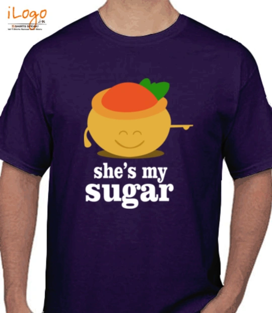 Purple she-is-my-sugar-mens T-Shirt