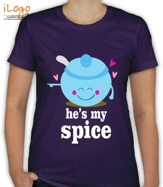 Womens he-is-my-spice-womens T-Shirt