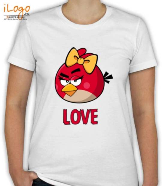 Womens angry-love-womens T-Shirt