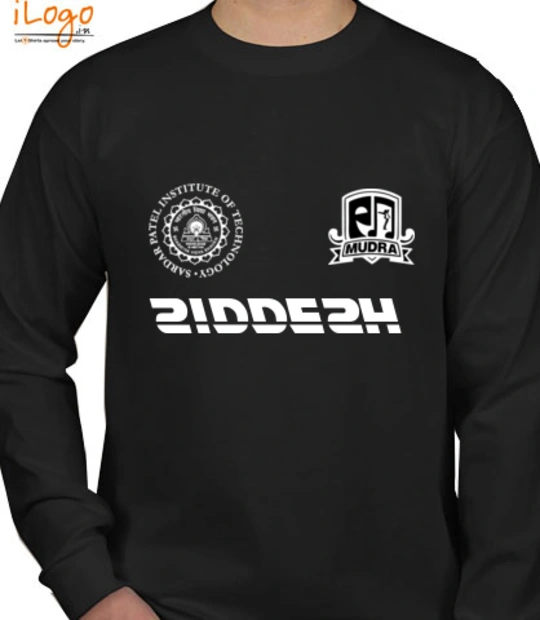 T shirts Mudra-Black T-Shirt
