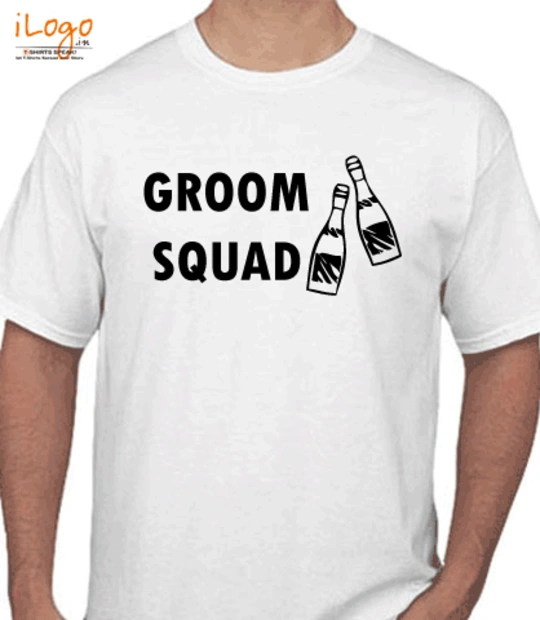 Bachelor Party groom-squabottles T-Shirt
