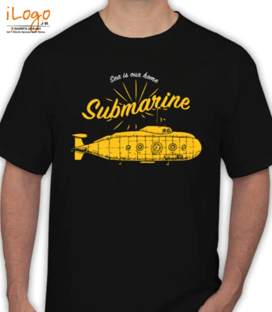 Indian navy submariners submarine dive sea is our home naval officers submariner T-Shirt