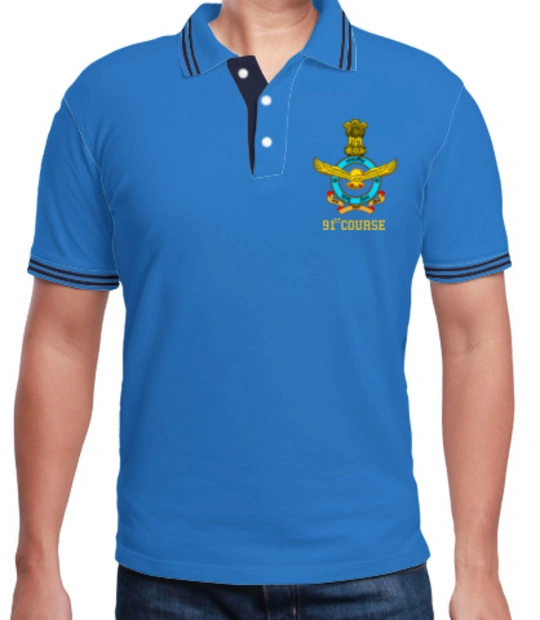 Indian airforce Indian-airforce-academy-st-course-reunion-polo T-Shirt