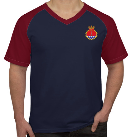 Indian Navy Roundneck T-Shirts INS-Kirch-emblem-TSHIRT T-Shirt