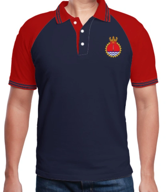 Indian Navy Collared T-Shirts ins-kirch-emblem-polo T-Shirt