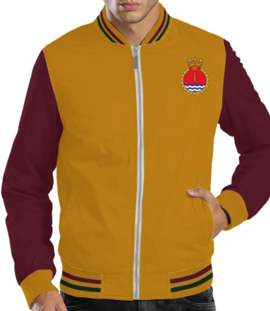Indian Navy Zipper Jackets ins-kirch-emblem-JACKET T-Shirt