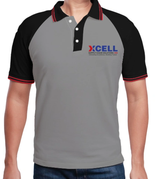 Create From Scratch: Men's Polos XCELL-Logo T-Shirt