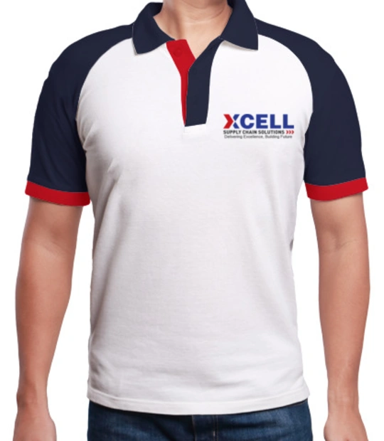 Create From Scratch: Men's Polos XCELL-Logo- T-Shirt