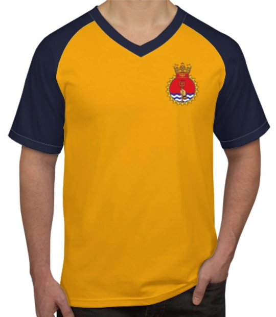 Indian Navy Roundneck T-Shirts INS-Trishul-Tshirt T-Shirt