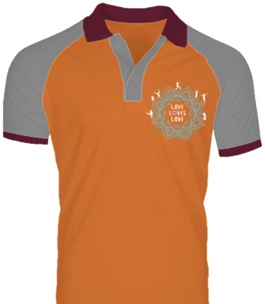 SRA-logo - Raglan Polo T-shirt