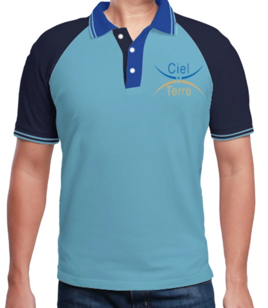 Create From Scratch: Men's Polos ciel-and-terre-logo- T-Shirt