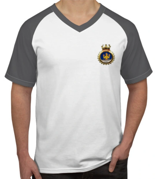 Naval Crest-of-INHS-Dhanvantari T-Shirt