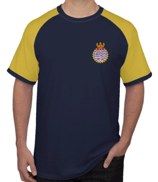 Indian Navy Roundneck T-Shirts INS-Sutlej-tshirt T-Shirt