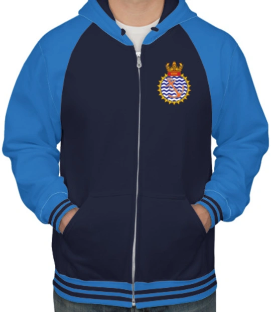 Navy INS-Sutlej-hoodie T-Shirt