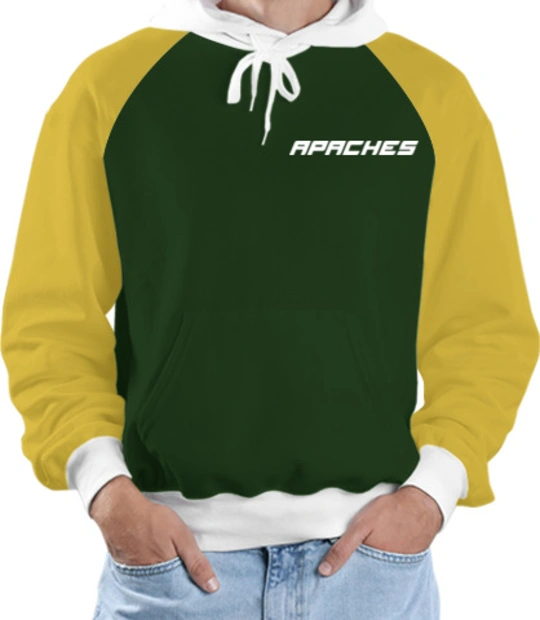 Apaches-logo- - Raglan Hoodie