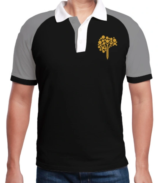 Create From Scratch: Men's Polos woodstory-- T-Shirt