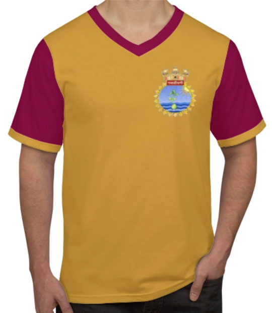 Navy CrestINHSNavjivani T-Shirt