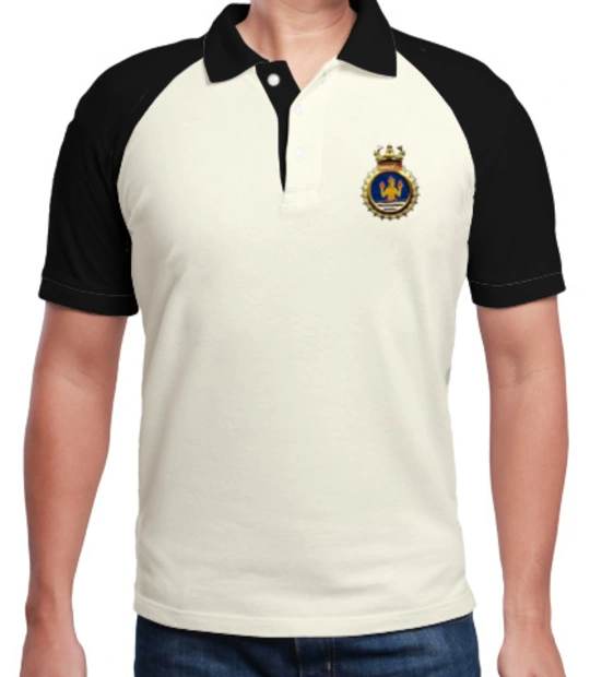 Navy INHS-DHANVANTARI-POLO T-Shirt