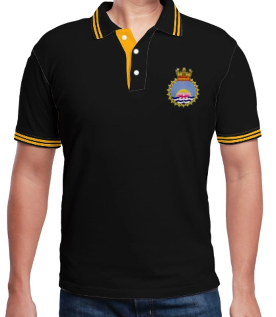 Navy INHS-KALYANI-POLO T-Shirt