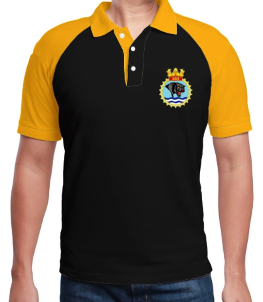 Navy INAS--INSIGNIA-POLO T-Shirt