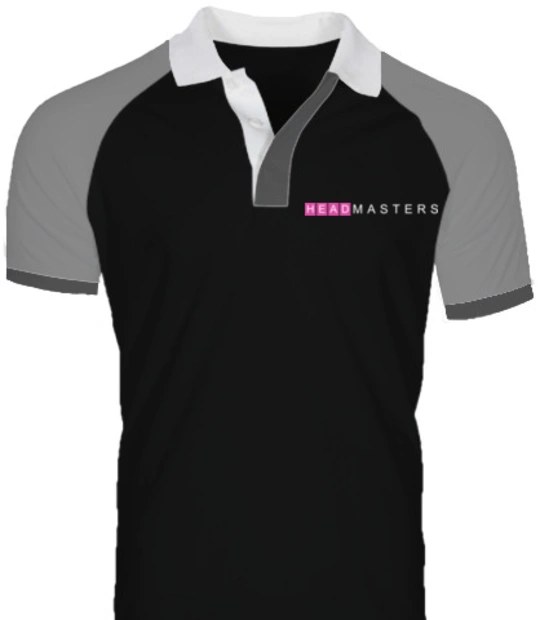 Headmasters-Logo- - Raglan Polo t-shirt