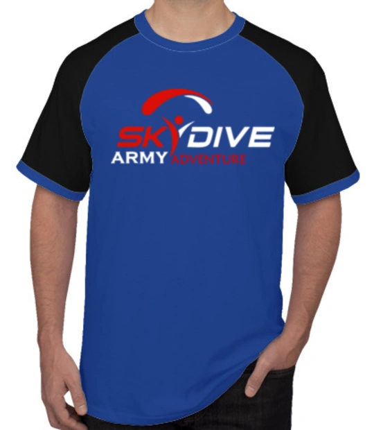 Create From Scratch: Men's T-Shirts Skydive-logo- T-Shirt