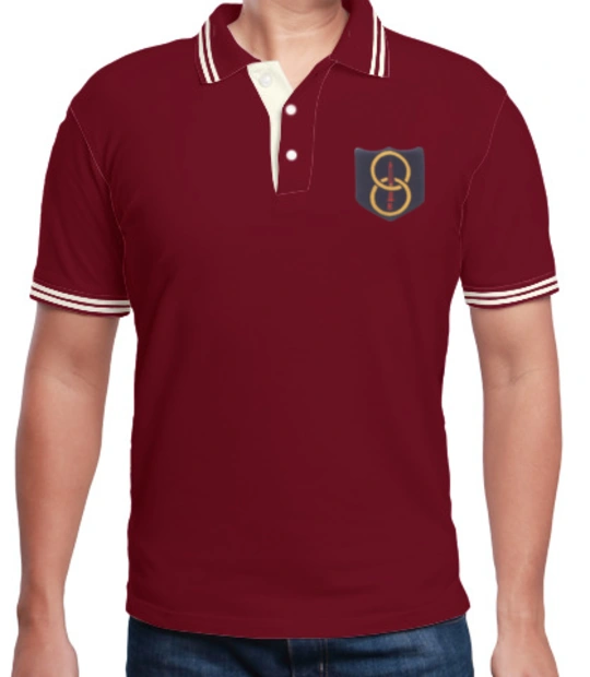 Indian Army Collared T-Shirts -MOUNTAIN-DEVISION-POLO T-Shirt