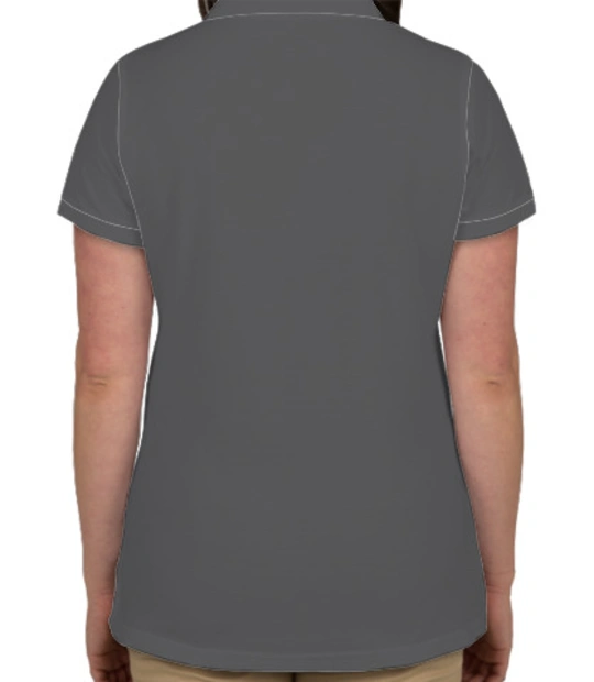 felix-polowc back of charcoal polo womens in UK