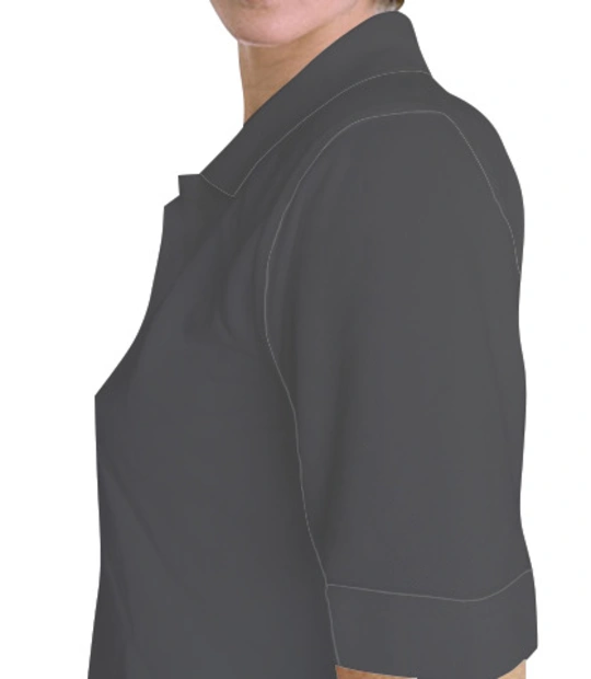 felix-polowc left sleeve of charcoal polo womens in UK