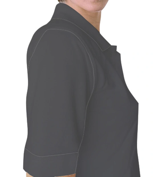 felix-polowc right sleeve of charcoal polo womens in UK