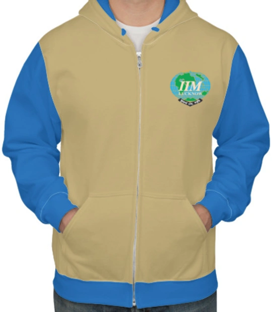 iim-lucknow- - zip hoodie