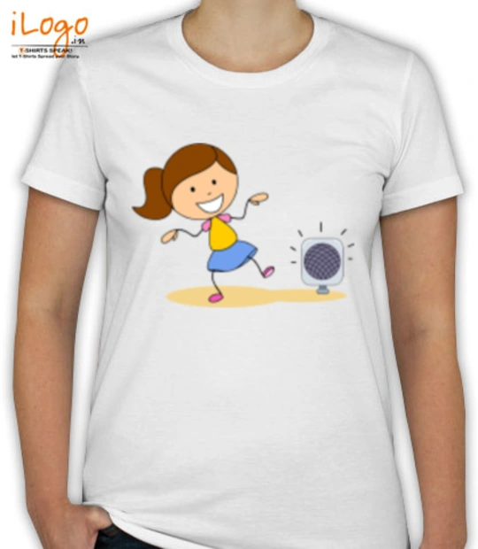 T shirts QC-dancingirl T-Shirt