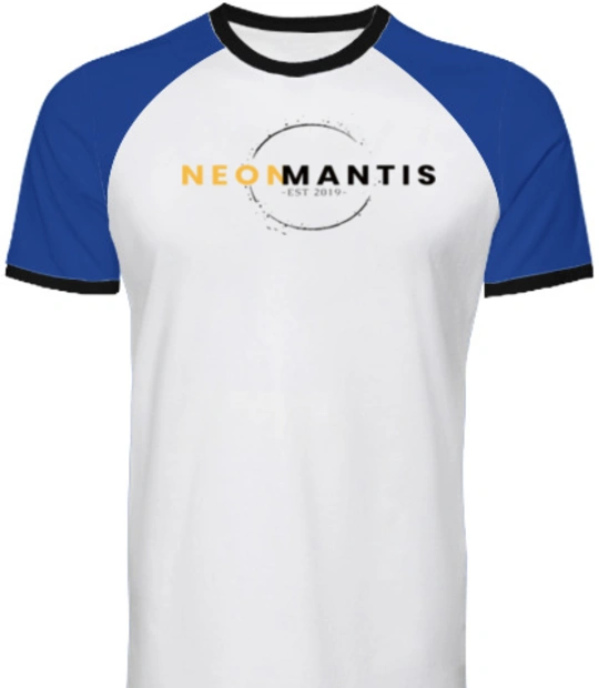 G Tech White Neonmantis-Logo- T-Shirt