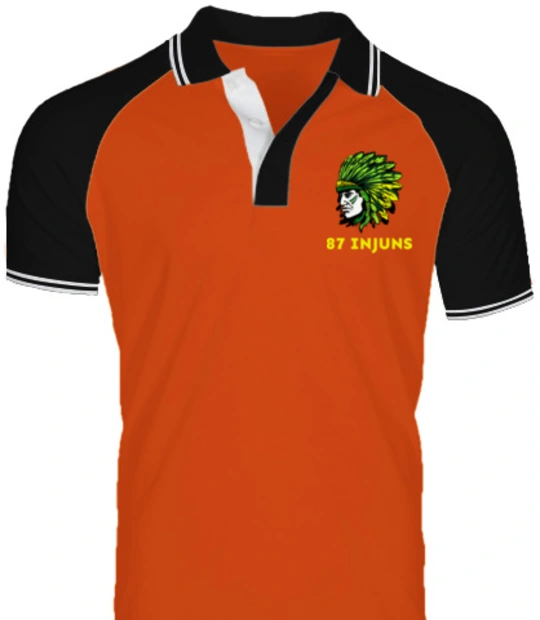 Create From Scratch: Men's Polos -Injuns-Logo- T-Shirt