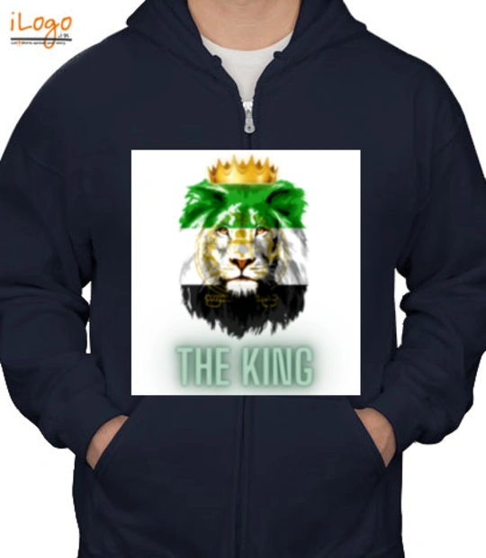 Lion zipper-hoodie- T-Shirt