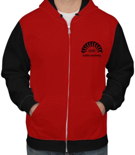 iim-banglore - zipper hoodie