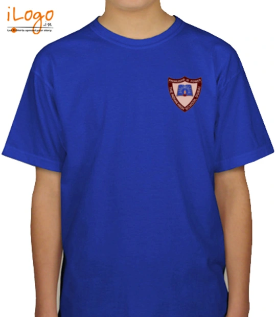 Logo t shirts/ Indian-High-School-Dubai-Logo T-Shirt