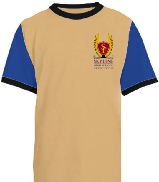 The b school Skyline-High-School-Logo T-Shirt