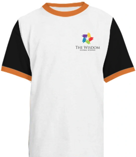 The b school The-Wisdom-Global-School-Logo T-Shirt