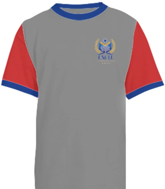 B.K. School Excel-International-School-logo T-Shirt