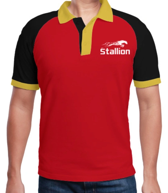Create From Scratch: Men's Polos stallion-- T-Shirt