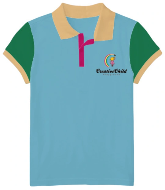 Kids Polo Shirts Creative-Child-Playground-Logo T-Shirt