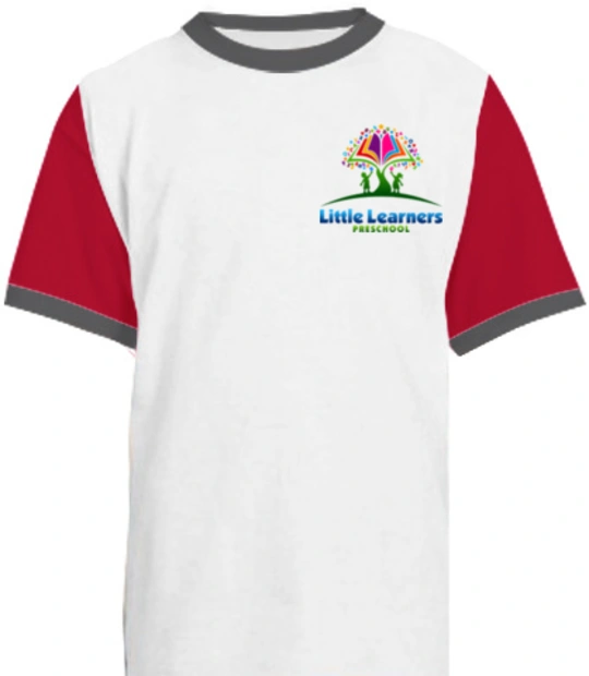 Little-Learners-Preschool-Logo - Boys Round Neck T-shirts
