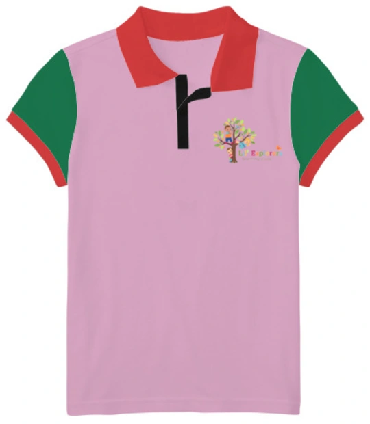 Lil-Explorers-Learning-Place-Logo - Girls Polo T-shirt