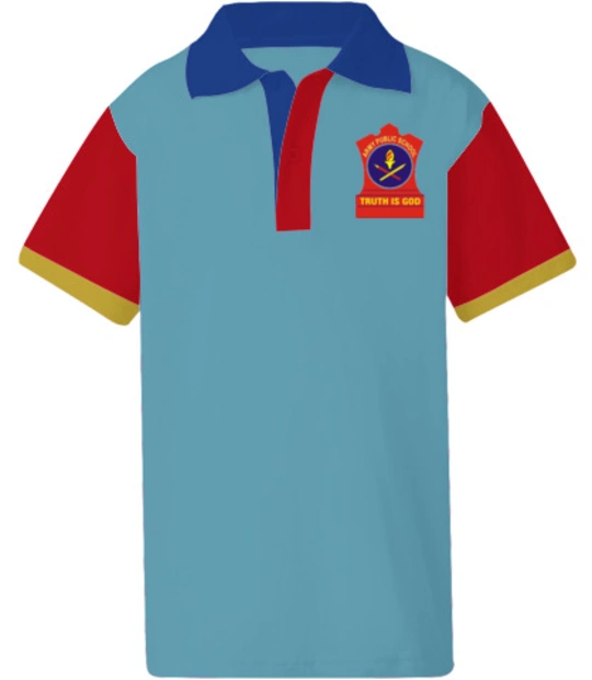 Kids Polo Shirts Army-Public-School T-Shirt