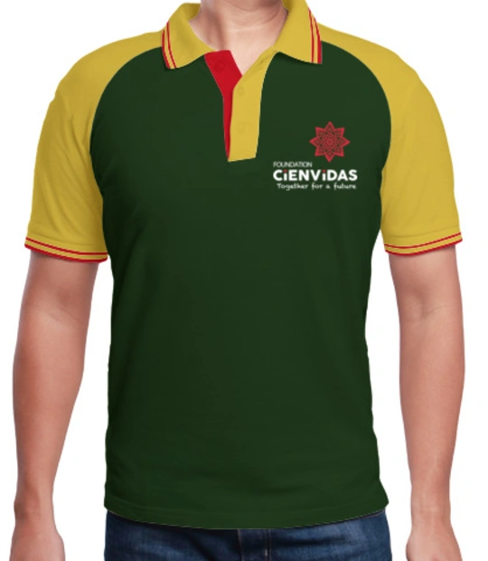 Create From Scratch: Men's Polos Cienvidas-Logo- T-Shirt