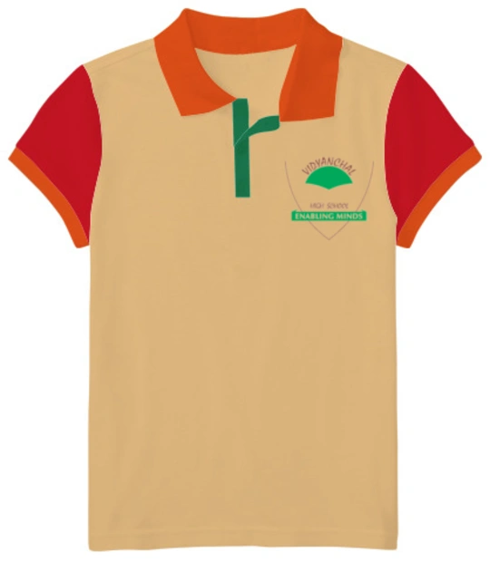 Vidyanchal-High-School - Girls polo t-shirt